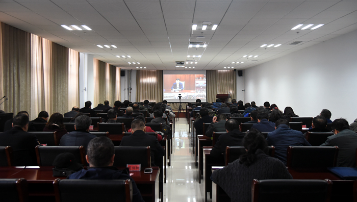 内蒙古财经大学设立分会场参加全国、全区学校安全工作视频会议