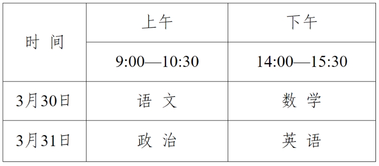 江苏2024年高校运动训练、武术与民族传统体育专业招生文化考试考前提醒